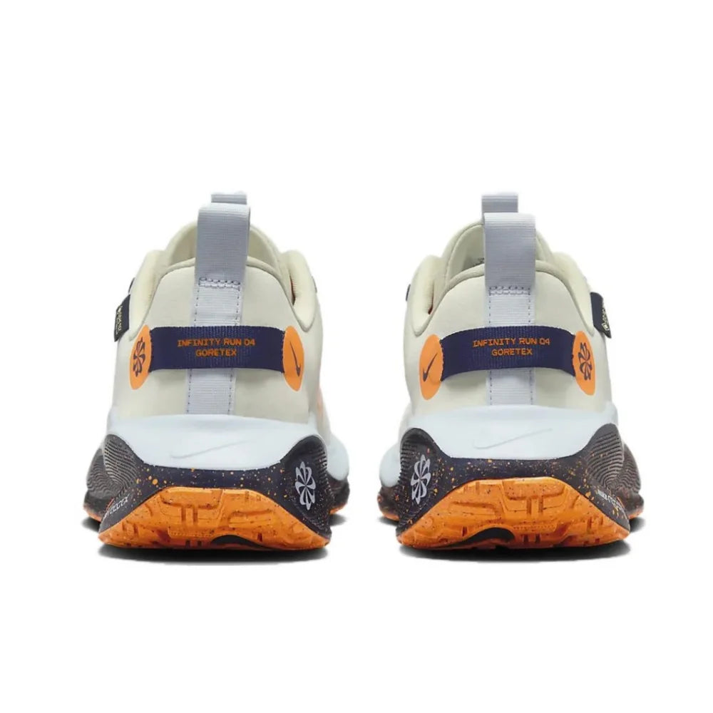 حذاء رياضي رجالي أصلي من NIKE React Infinity Run Flyknit 4 GTX Low جديد، حذاء ممتص للصدمات ومقاوم للتآكل