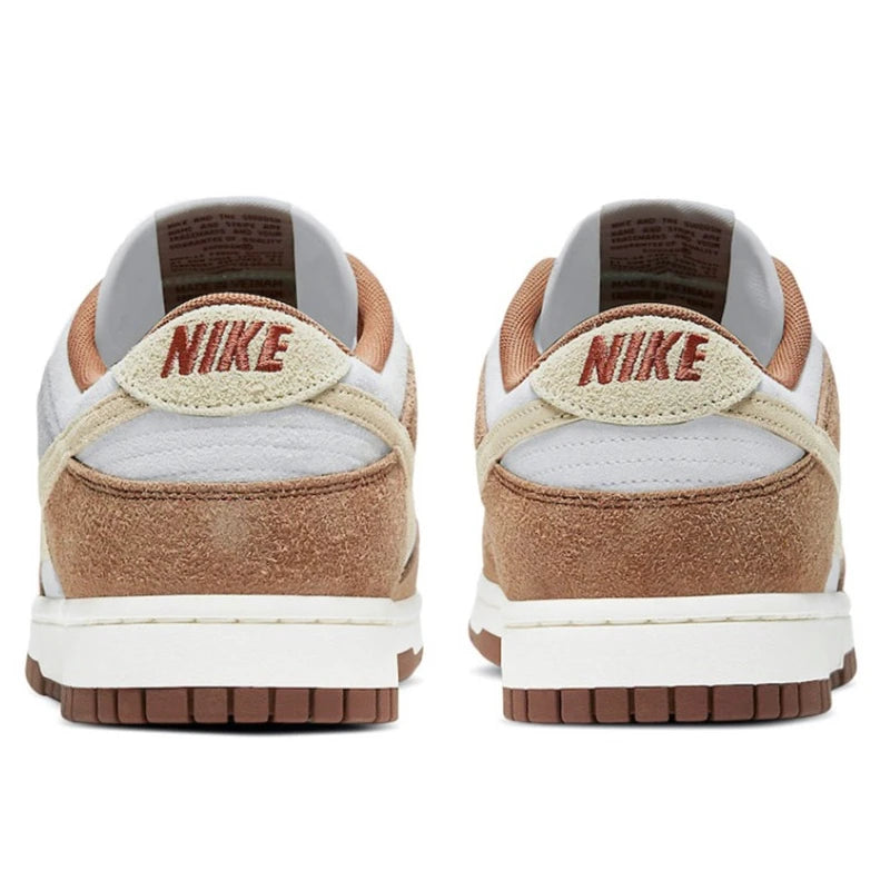 حذاء تزلج Nike Dunk Retro أسود وأبيض للرجال والنساء كلاسيكي من الجلد الأصلي غير قابل للانزلاق ومريح للجري