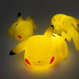 مصباح ليلي متوهج للأطفال من NIMISO Pokemon Pikachu مصباح بجانب السرير لطيف على شكل بوكيمون بيكاتشو هدية عيد ميلاد للأطفال