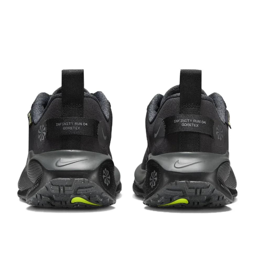 حذاء رياضي رجالي أصلي من NIKE React Infinity Run Flyknit 4 GTX Low جديد، حذاء ممتص للصدمات ومقاوم للتآكل