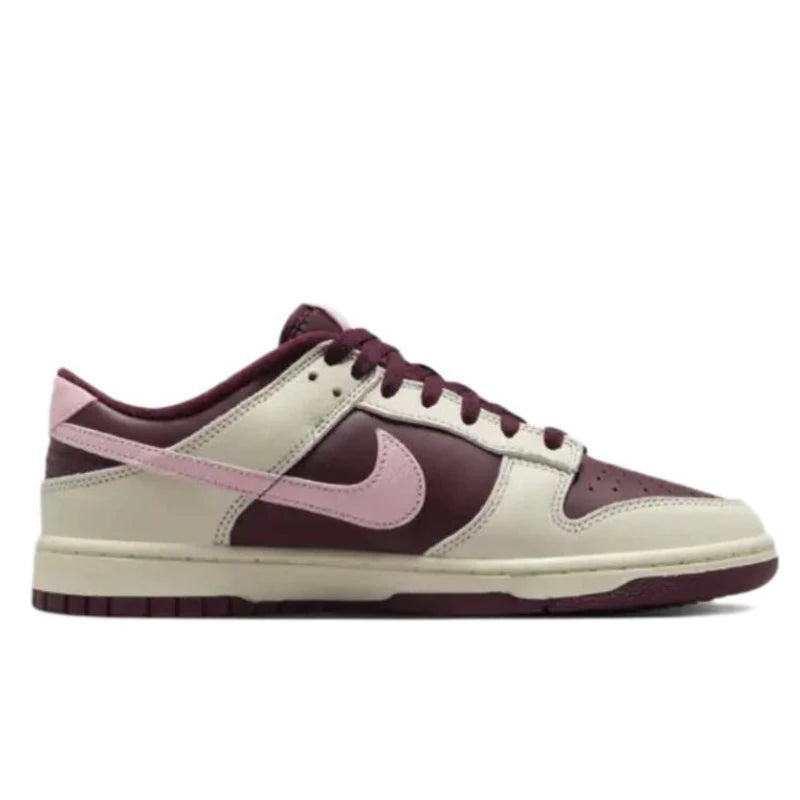 حذاء تزلج Nike Dunk Retro أسود وأبيض للرجال والنساء كلاسيكي من الجلد الأصلي غير قابل للانزلاق ومريح للجري