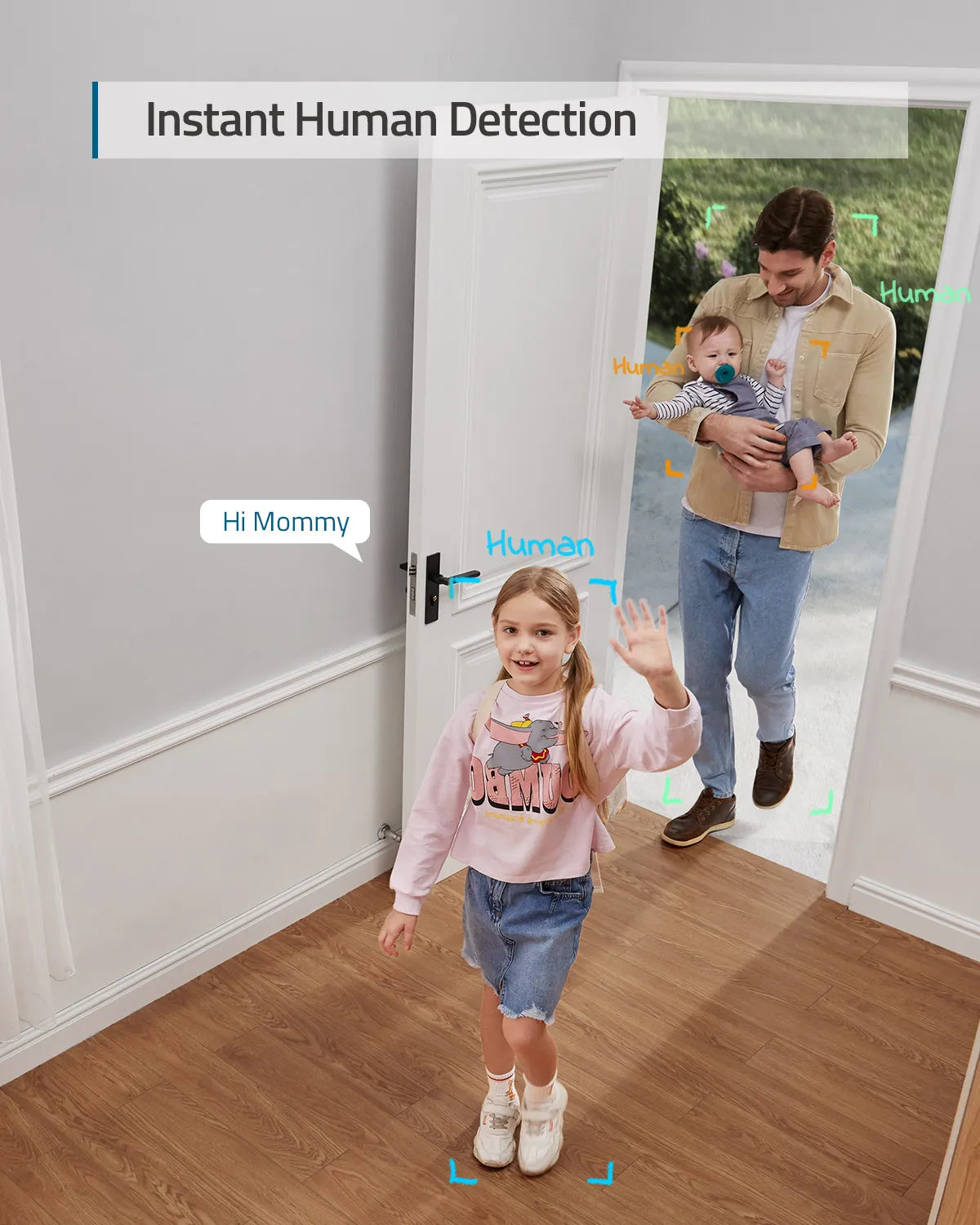 كاميرا eufy Security Solo 2K Indoor Cam P24 Protect Pan &amp; Tilt Mini Wifi متوافقة مع Human AI Voice Assistant وMotion Track 
