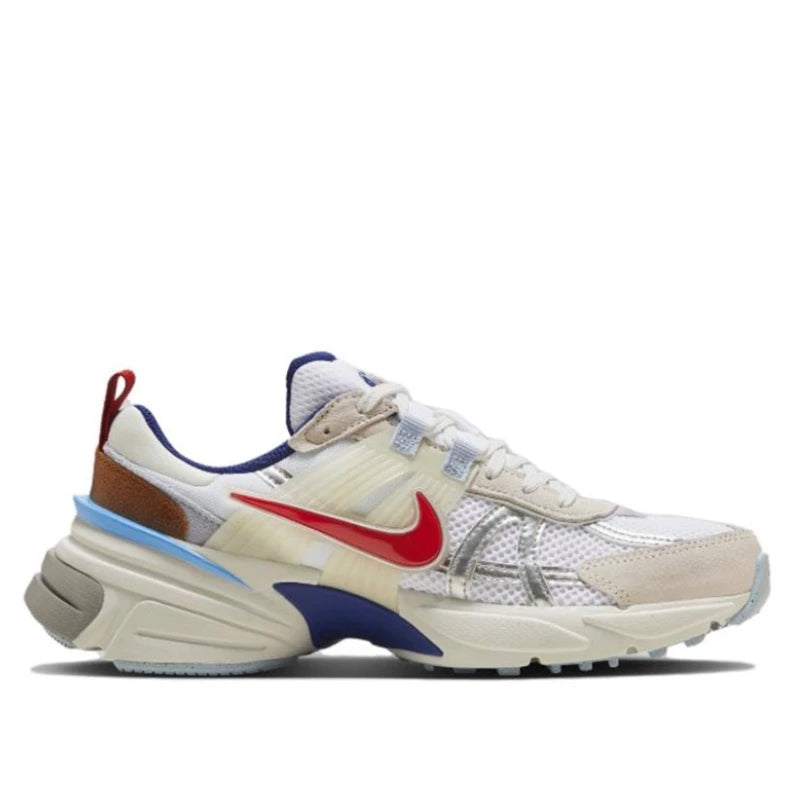حذاء جري أصلي من Nike V2K Run Mesh للرجال والنساء، خفيف الوزن، مزود ببطانة تدليك، حذاء رياضي للمشي في الهواء الطلق