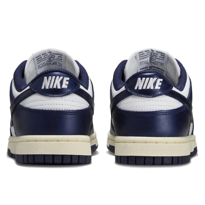 حذاء تزلج Nike Dunk Retro أسود وأبيض للرجال والنساء كلاسيكي من الجلد الأصلي غير قابل للانزلاق ومريح للجري