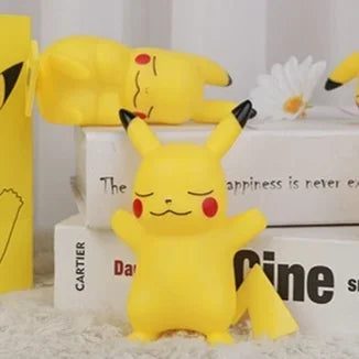 مصباح ليلي متوهج للأطفال من NIMISO Pokemon Pikachu مصباح بجانب السرير لطيف على شكل بوكيمون بيكاتشو هدية عيد ميلاد للأطفال