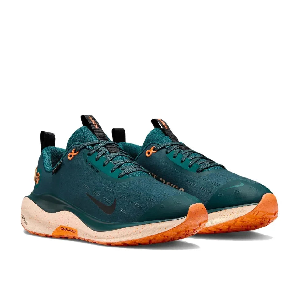 حذاء رياضي رجالي أصلي من NIKE React Infinity Run Flyknit 4 GTX Low جديد، حذاء ممتص للصدمات ومقاوم للتآكل