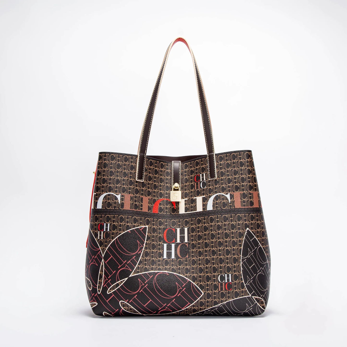 Classic Retro Women's New 2024 Tote Bag Large Capacity PVC Material Commuter Office Women's Shoulder Bag