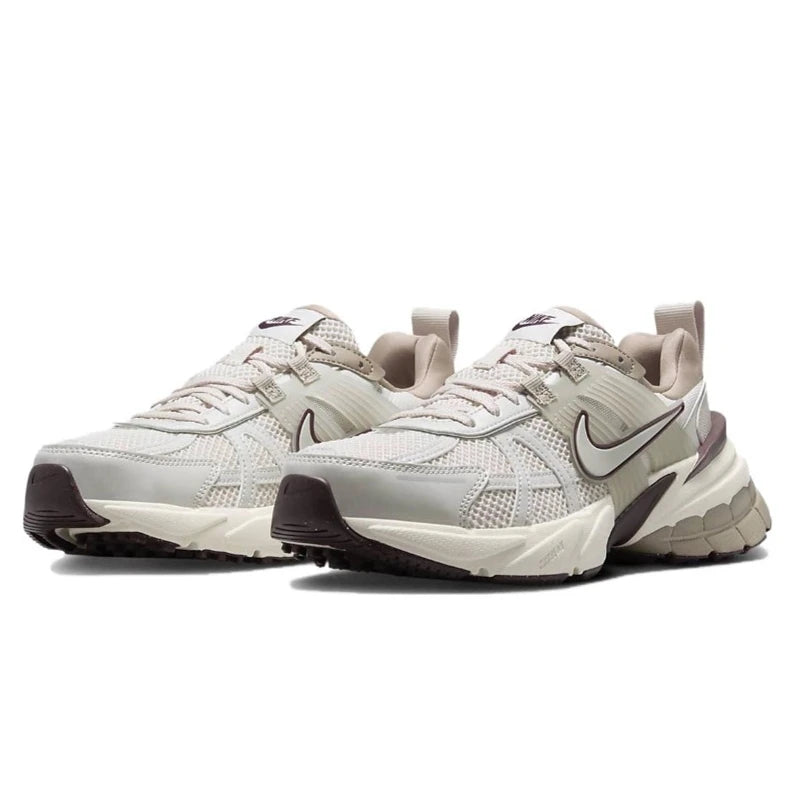حذاء جري أصلي من Nike V2K Run Mesh للرجال والنساء، خفيف الوزن، مزود ببطانة تدليك، حذاء رياضي للمشي في الهواء الطلق