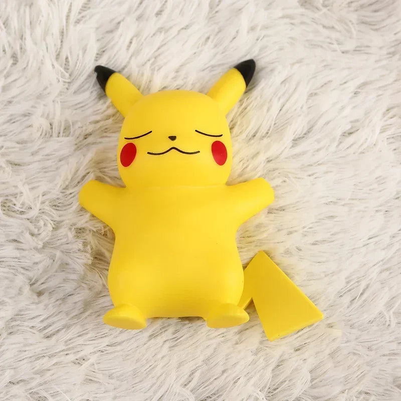مصباح ليلي متوهج للأطفال من NIMISO Pokemon Pikachu مصباح بجانب السرير لطيف على شكل بوكيمون بيكاتشو هدية عيد ميلاد للأطفال