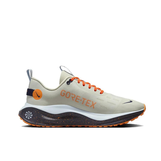 حذاء رياضي رجالي أصلي من NIKE React Infinity Run Flyknit 4 GTX Low جديد، حذاء ممتص للصدمات ومقاوم للتآكل