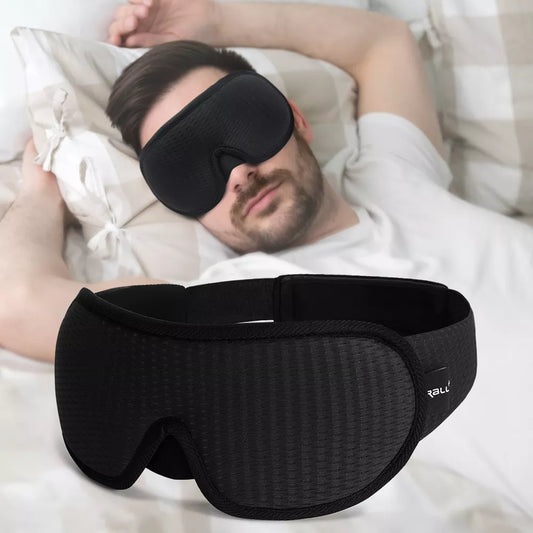 قناع نوم ثلاثي الأبعاد يحجب الضوء، قناع نوم ناعم للعينين، قناع نوم للسفر، واقي للعينين، قناع نوم ليلي قابل للتنفس 